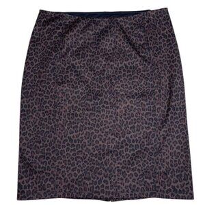 Liverpool Los Angeles Knit Cheetah Print Skirt – 12P